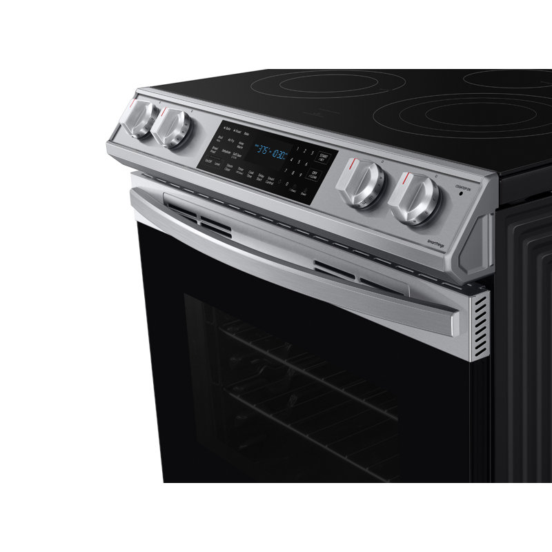 Samsung 30" 6.3 cu. ft Smart Slidein Electric Range & Reviews Wayfair